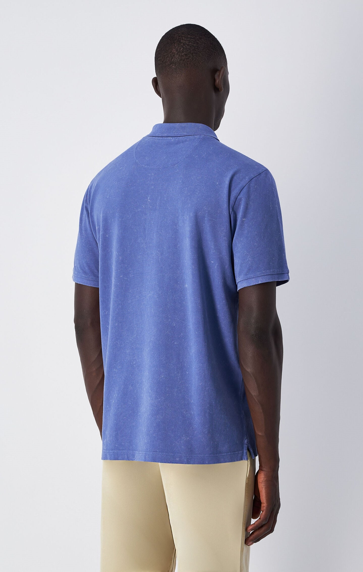 Polo efecto lavado para hombre