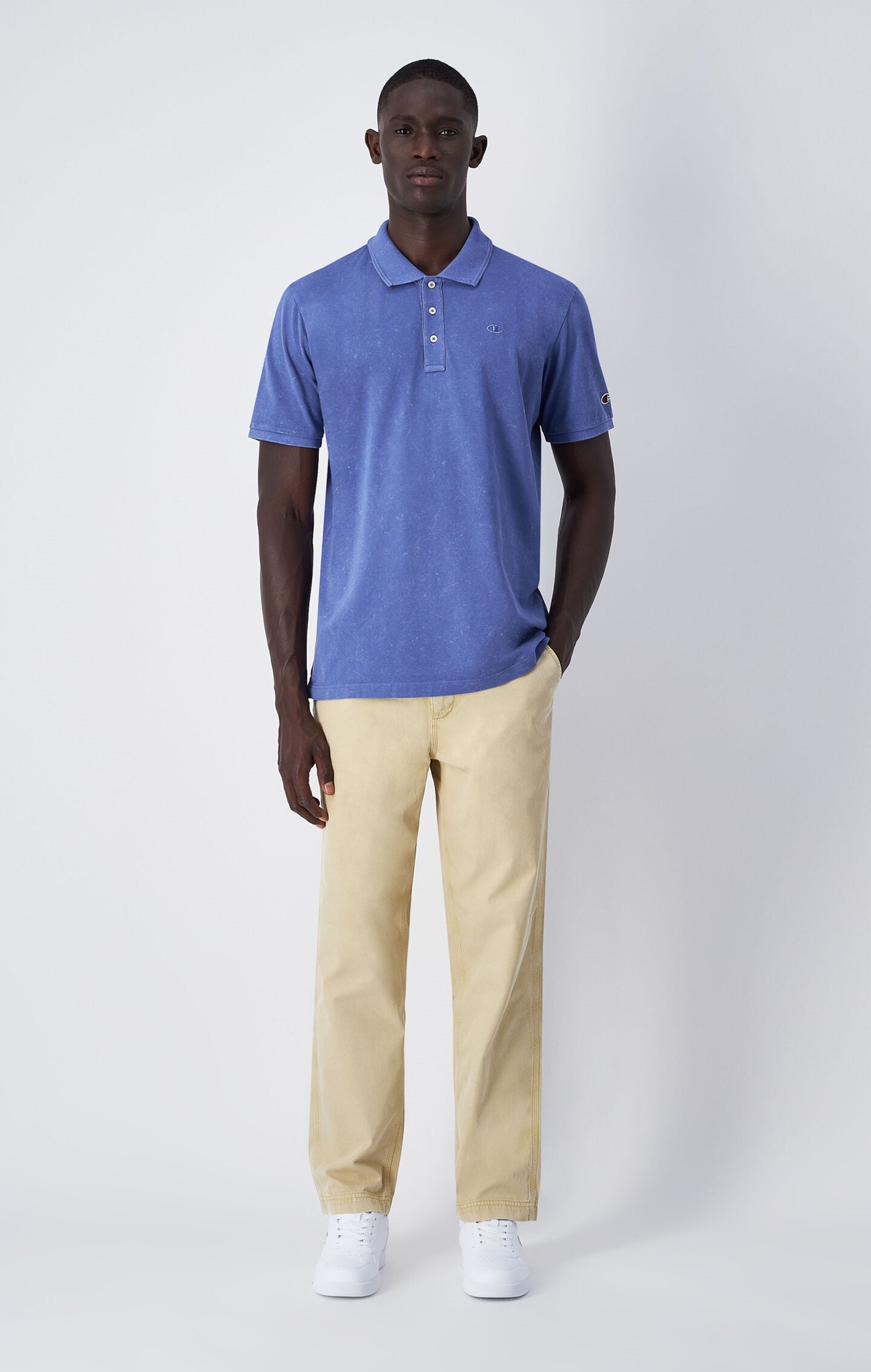 Polo efecto lavado para hombre