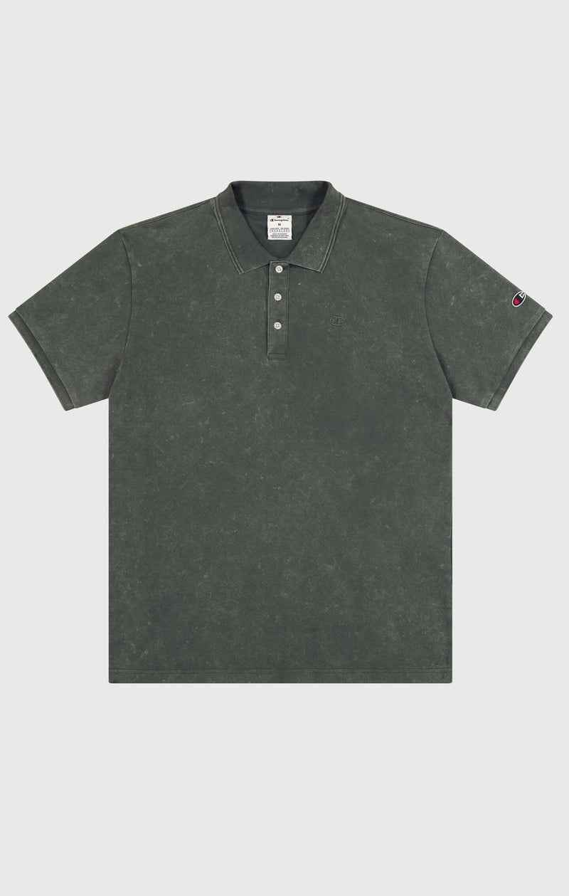 Poloshirt für Herren in Washed-Optik