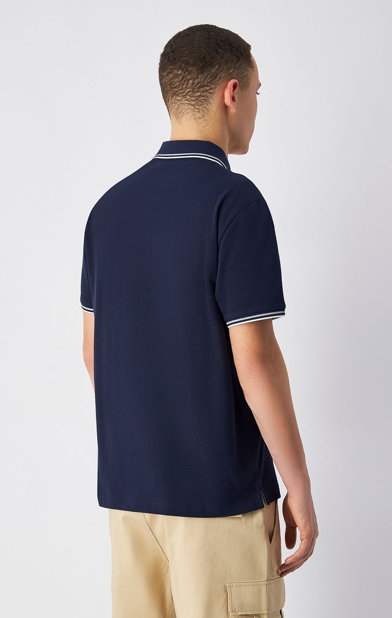 Polo en piqué de coton - Hommes