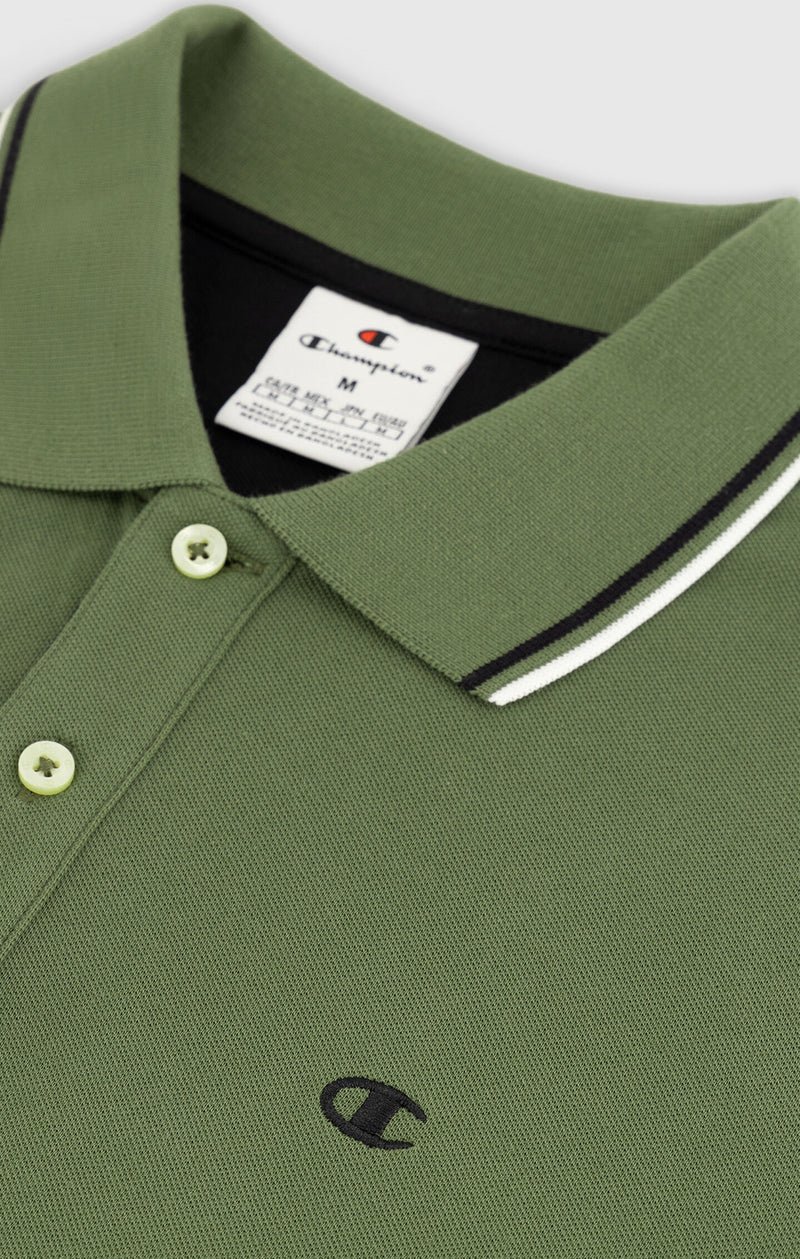 Polo de piqué de algodón para hombre