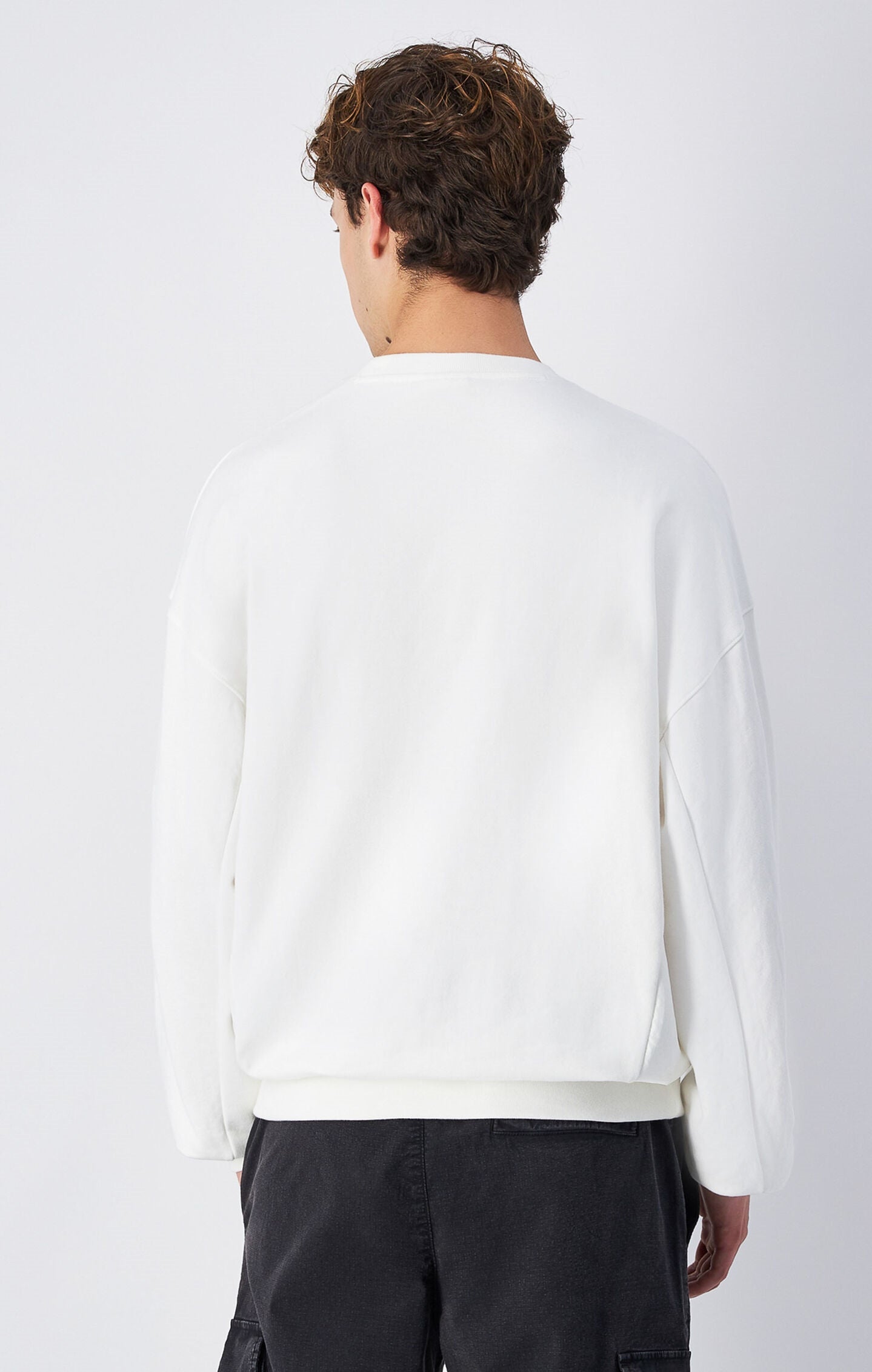 Men's Loose Fit Crewneck Sweatshirt