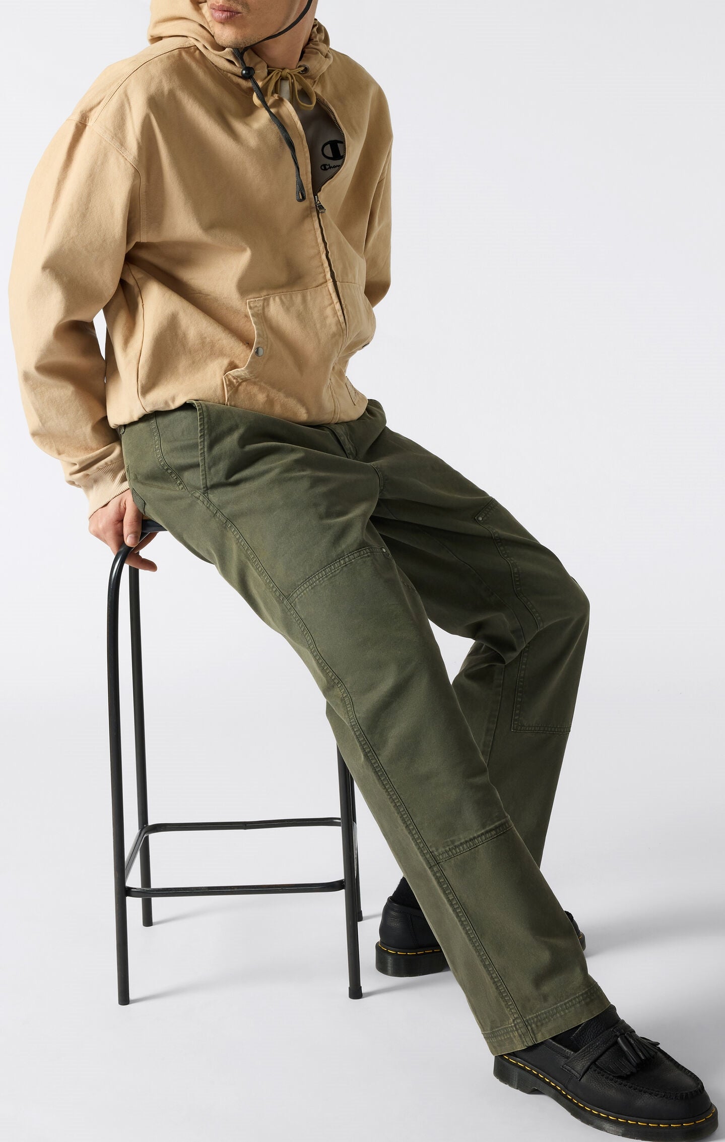 Pantalon à ourlet droit Time Capsule délavé - Hommes