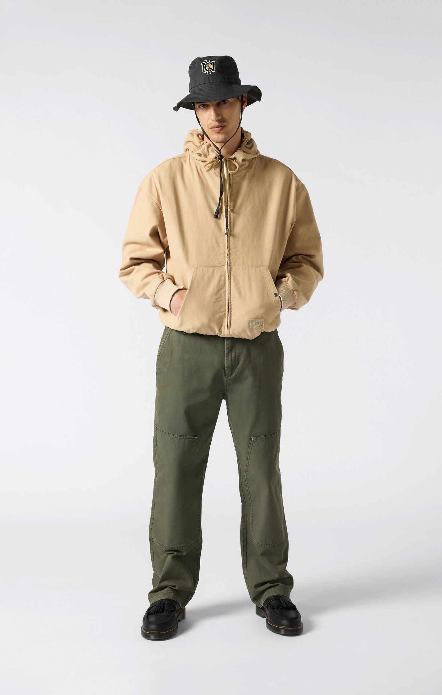 Pantalon à ourlet droit Time Capsule délavé - Hommes