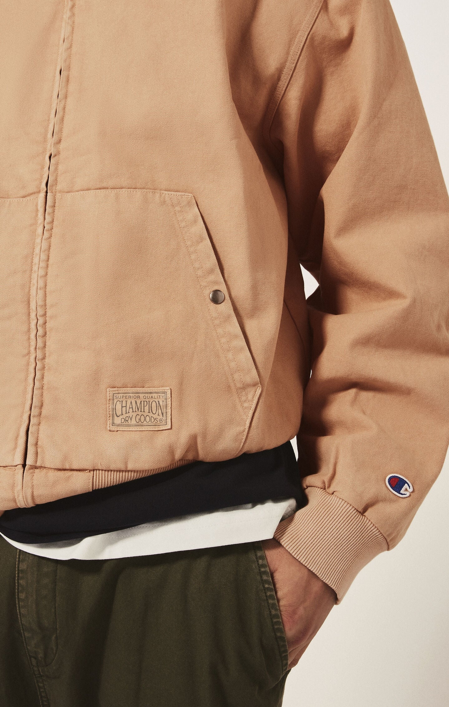 Herrenjacke Time Capsule aus Webstoff mit Washed-Effekt