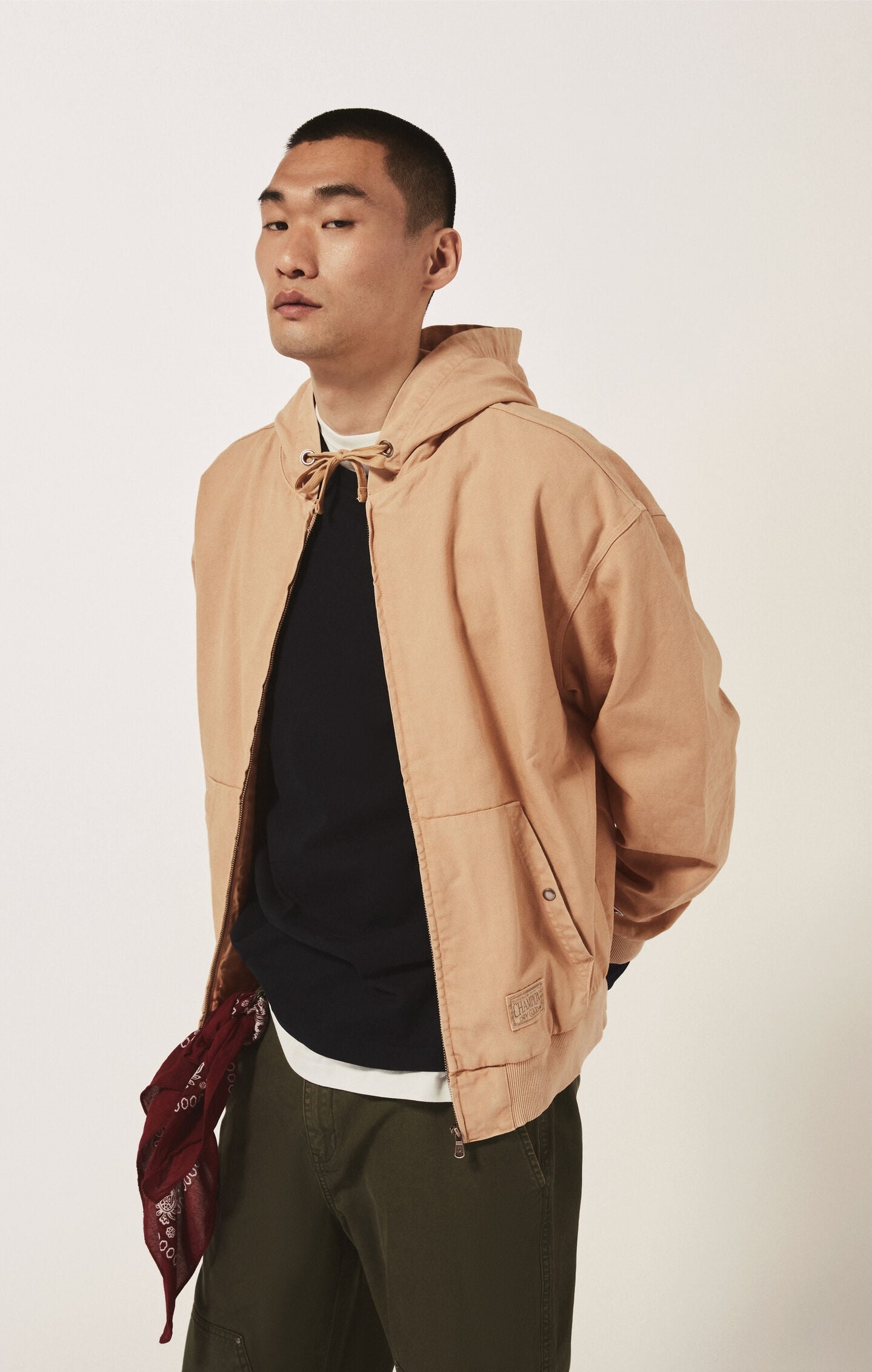 Herrenjacke Time Capsule aus Webstoff mit Washed-Effekt