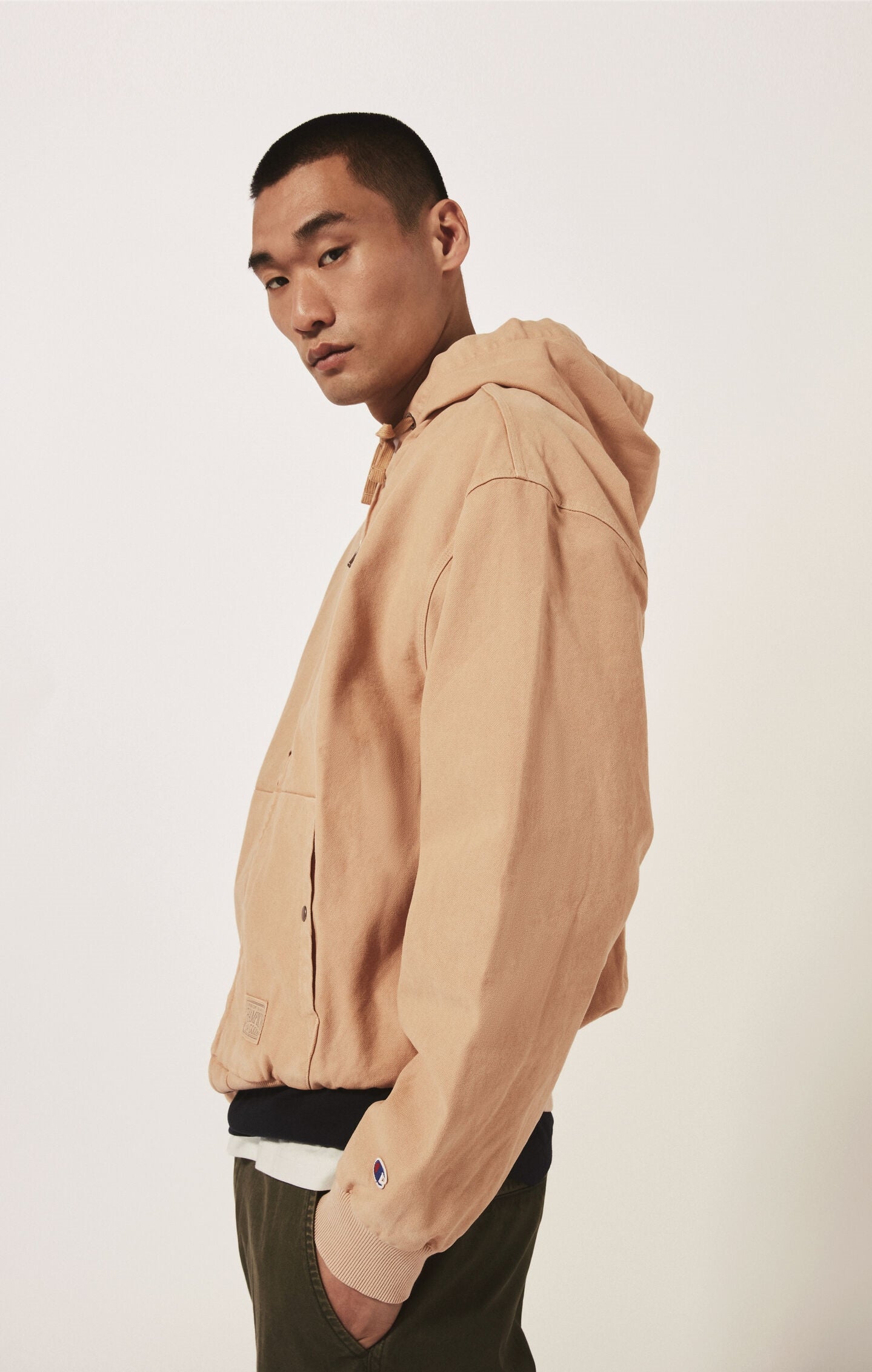 Herrenjacke Time Capsule aus Webstoff mit Washed-Effekt