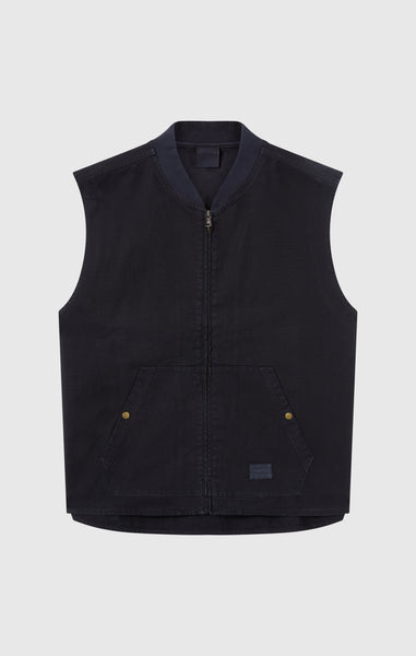Gilet Utility Zippé Intégral Homme