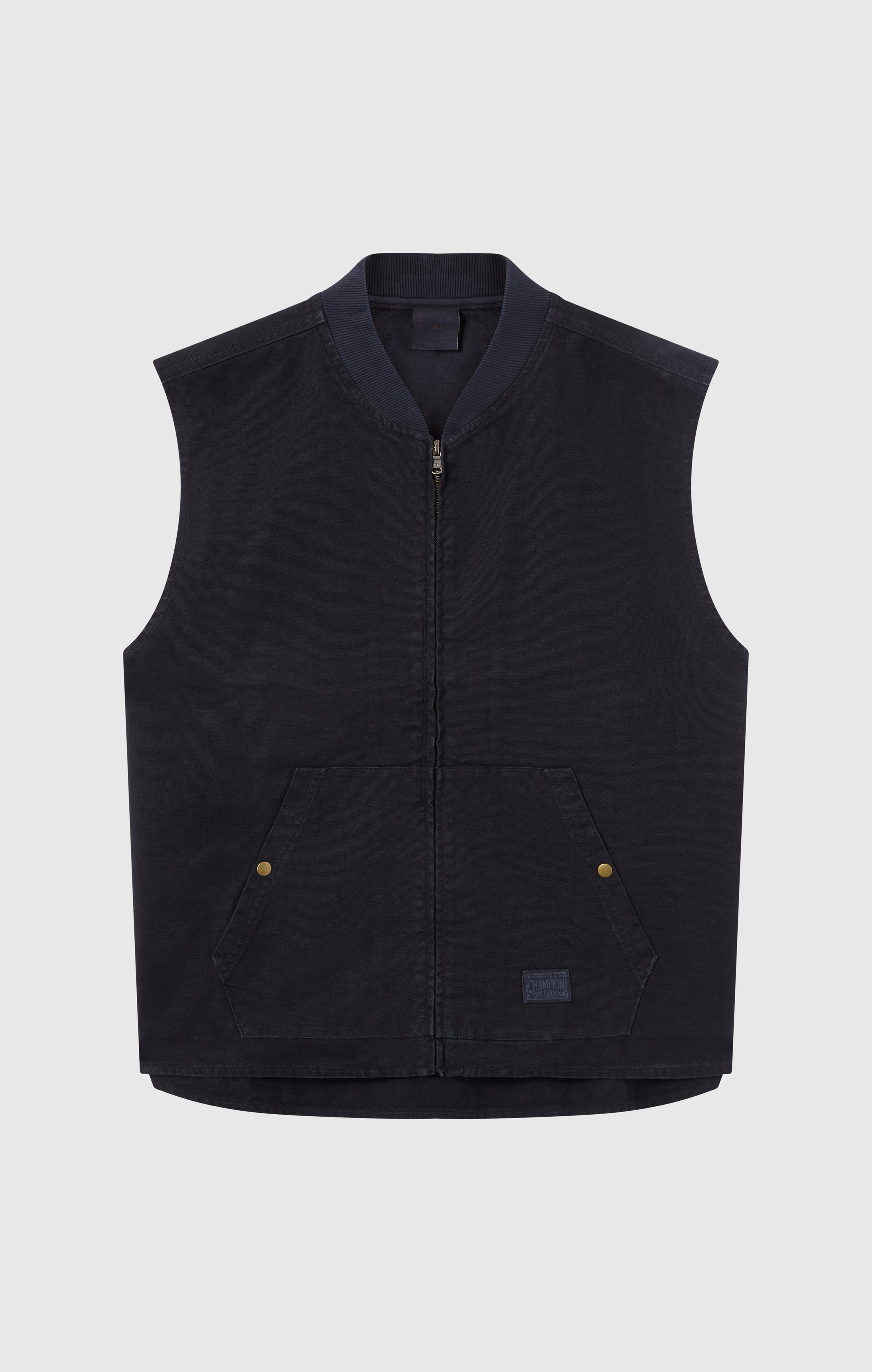 Gilet Utility con Zip Intera da Uomo