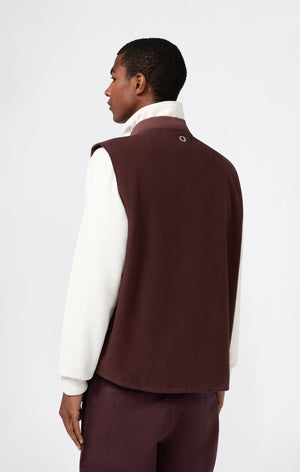 Gilet Utility Zippé Intégral Homme