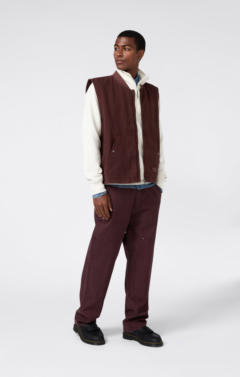 Gilet Utility Zippé Intégral Homme