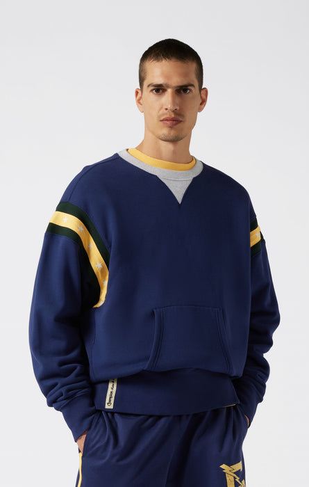 Felpa girocollo Archive Physical Education in cotone French Terry