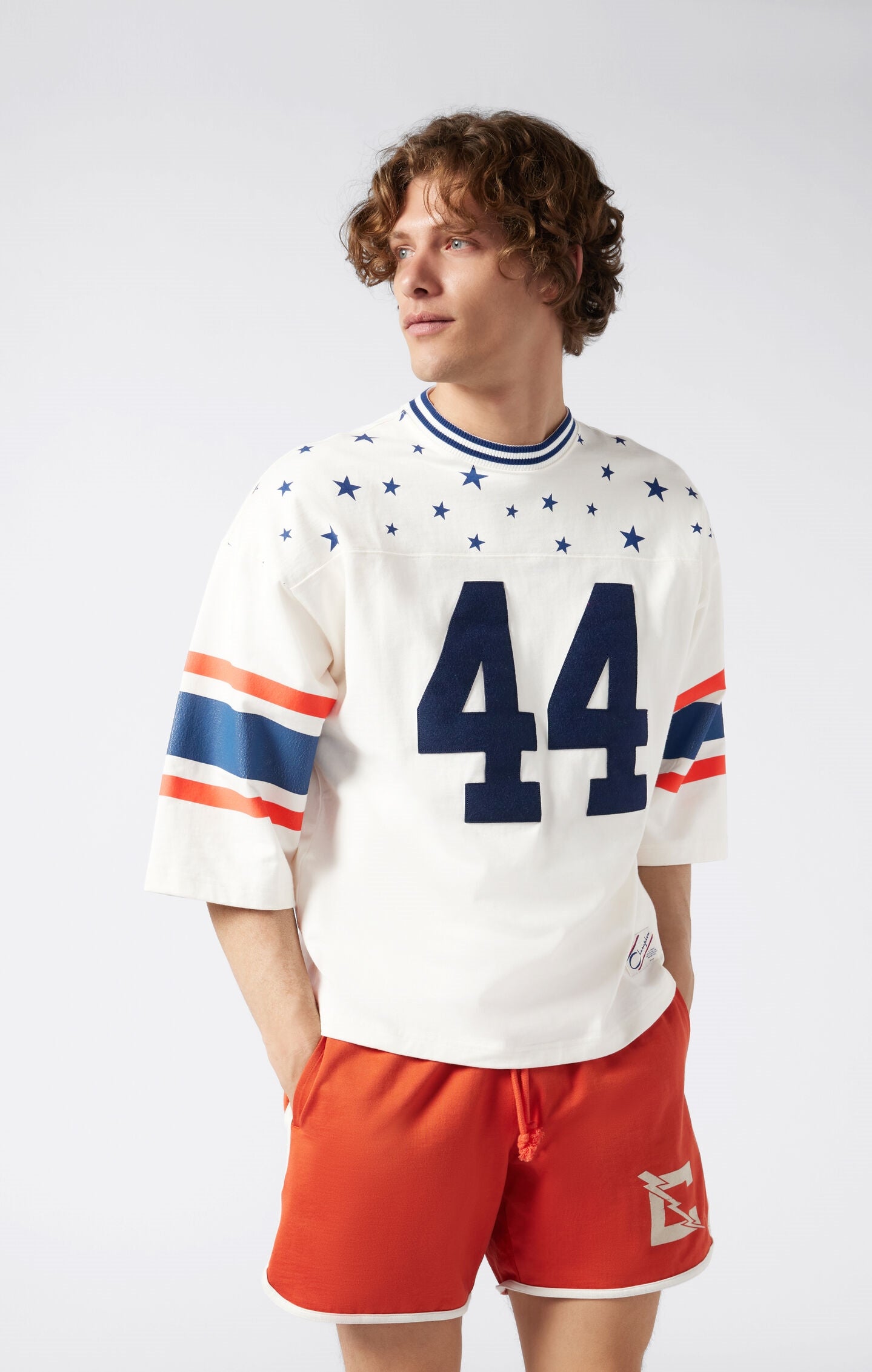 T-shirt girocollo Archive Physical Education in jersey di nylon