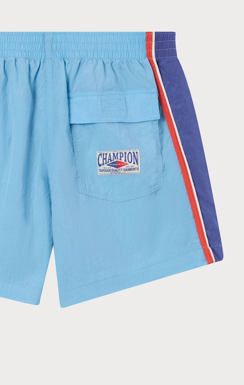 Archive Physical Education Beach-Shorts aus Crinkle-Gewebe