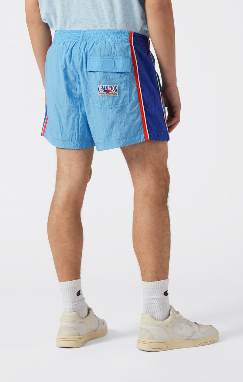 Archive Physical Education Beach-Shorts aus Crinkle-Gewebe