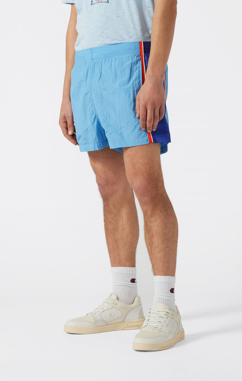 Archive Physical Education Beach-Shorts aus Crinkle-Gewebe
