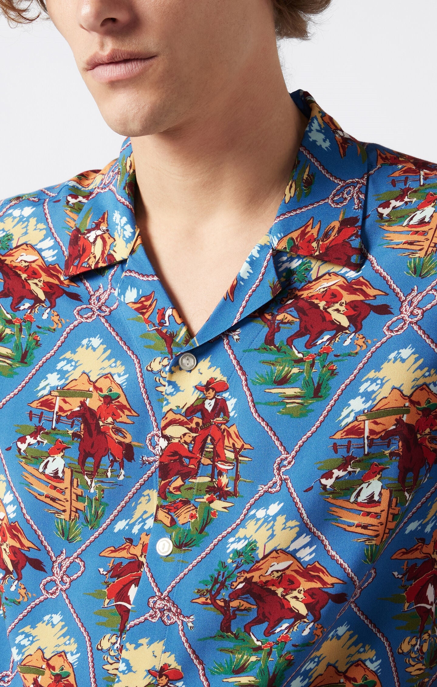 Camicia Archive Ghost Ranch con stampa