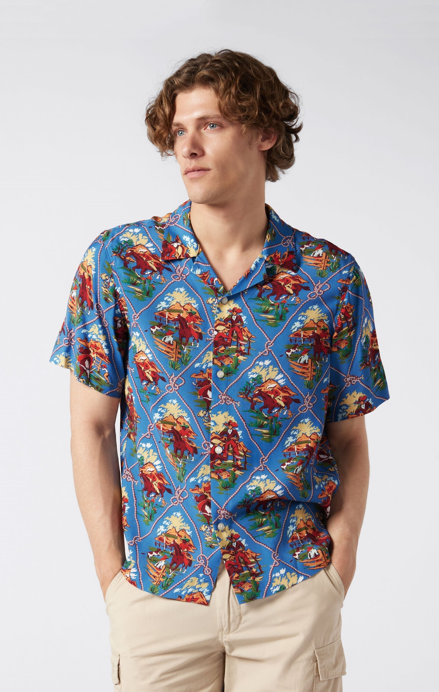 Camicia Archive Ghost Ranch con stampa