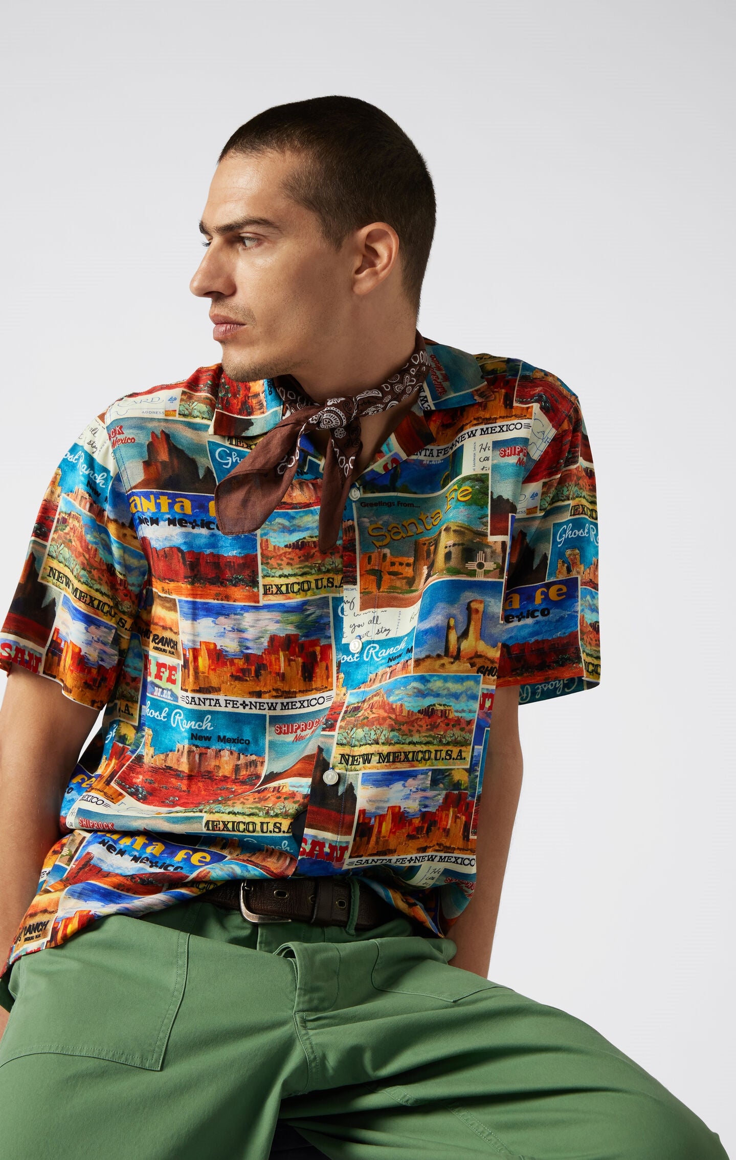 Camicia Archive Ghost Ranch con stampa