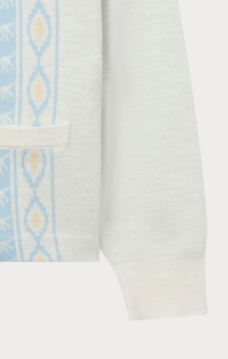 Jacquard-Strickjacke Archive Rodeo