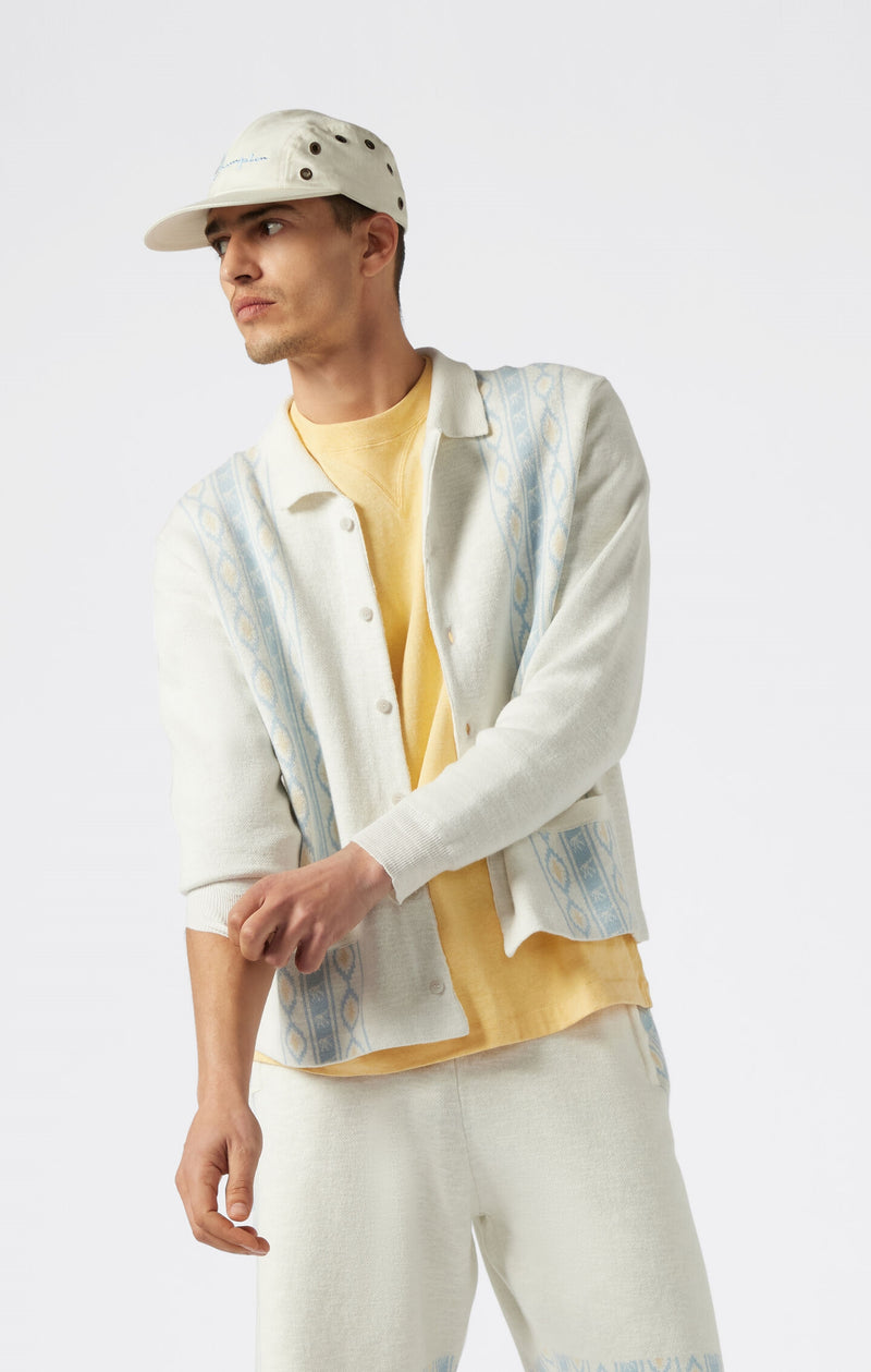 Jacquard-Strickjacke Archive Rodeo