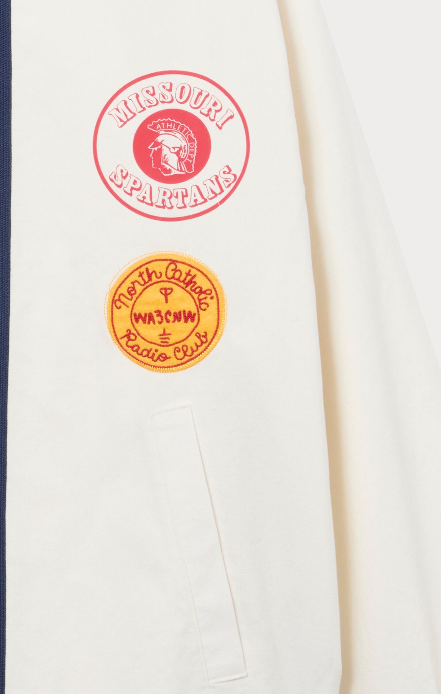 Giacca sportiva Archive Physical Education a strisce con zip