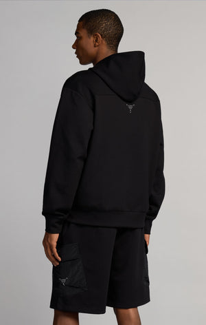 Herren-Kapuzenjacke mit Reißverschluss aus Interlock C-Tech