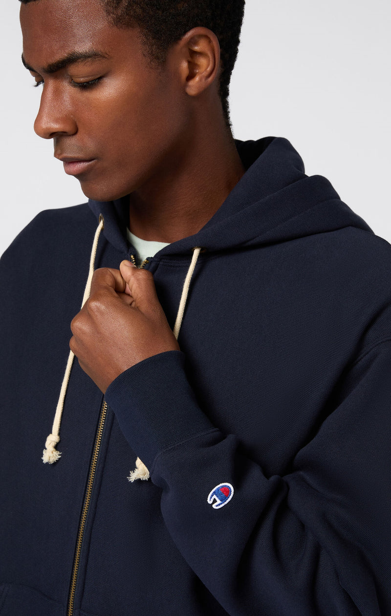 Sweatshirt à capuche zippé en molleton Reverse Weave - Hommes