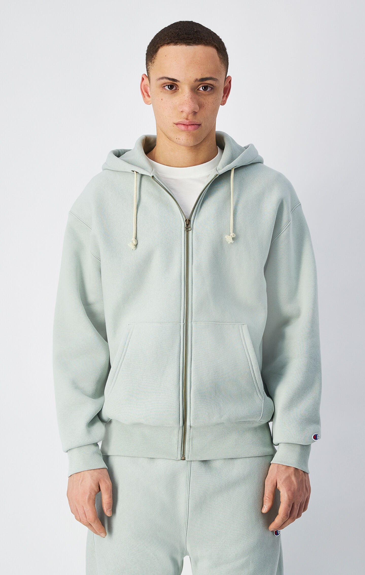 Sudadera con capucha y cremallera Reverse Weave para hombre