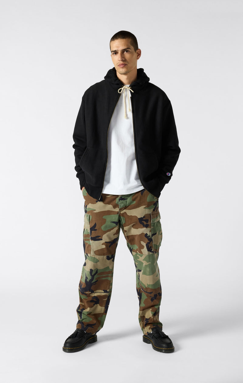 Sweatshirt à capuche zippé en molleton Reverse Weave - Hommes