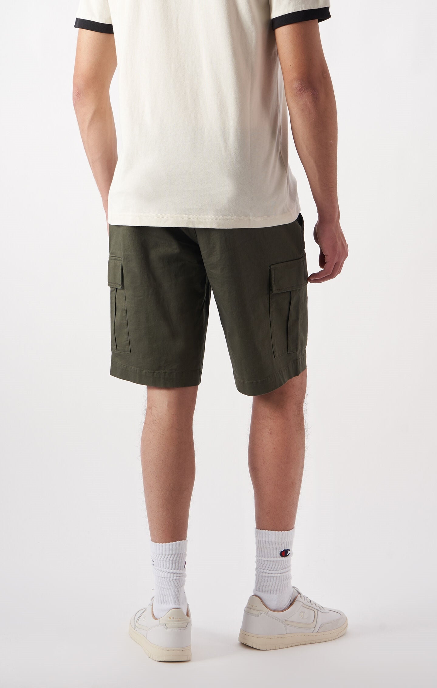 Men's Washed Look Cargo Bermuda