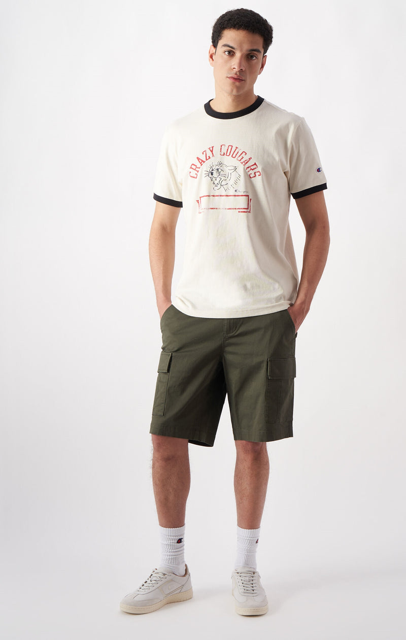 Cargo-Bermudashorts für Herren in Washed-Optik