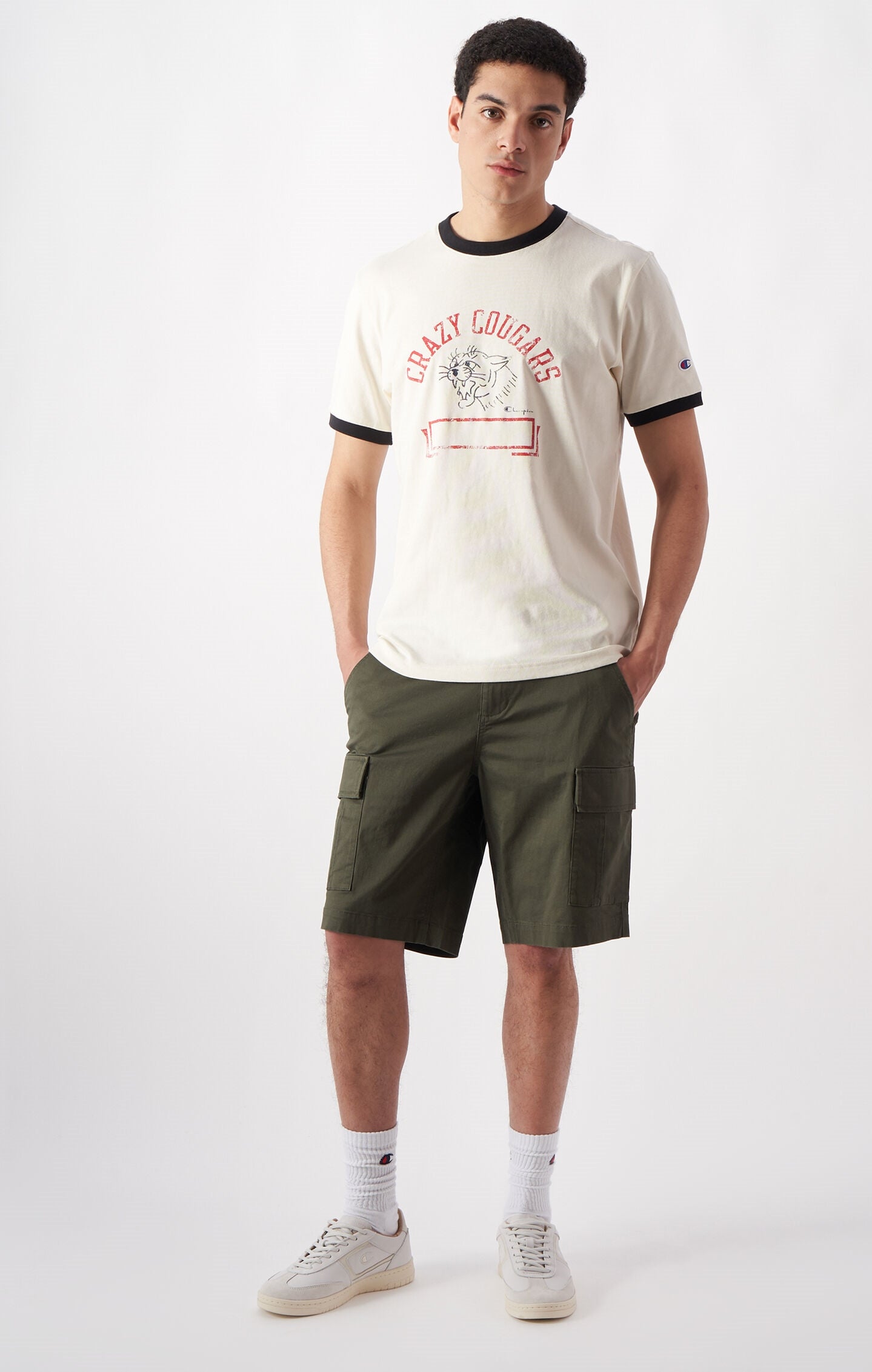 Men's Washed Look Cargo Bermuda