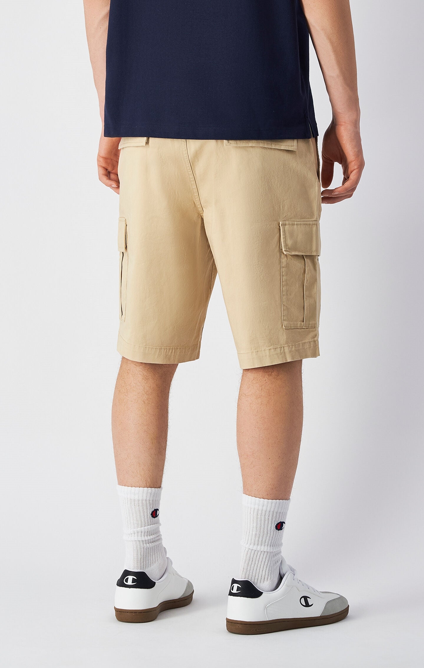 Men's Washed Look Cargo Bermuda
