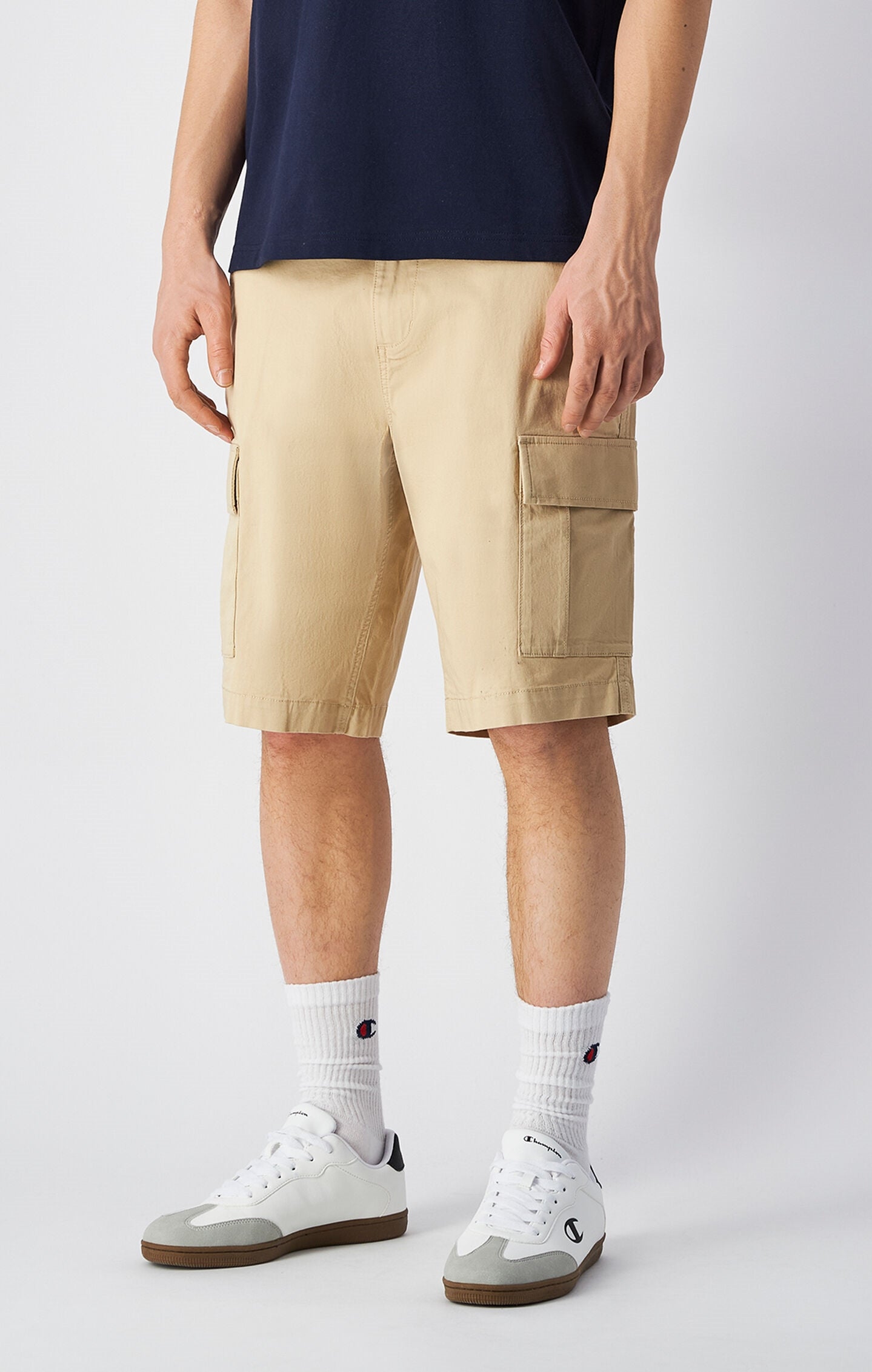 Men's Washed Look Cargo Bermuda