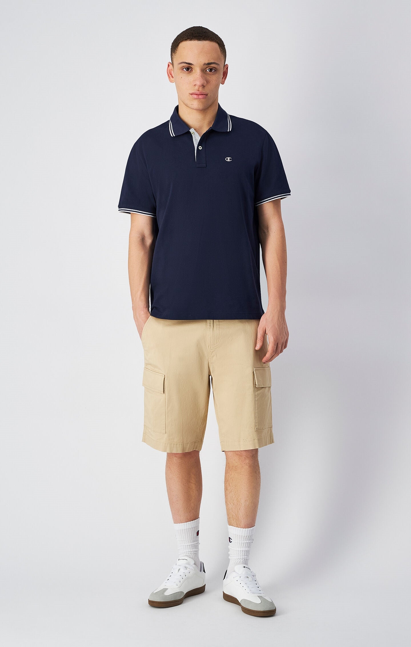 Men's Washed Look Cargo Bermuda