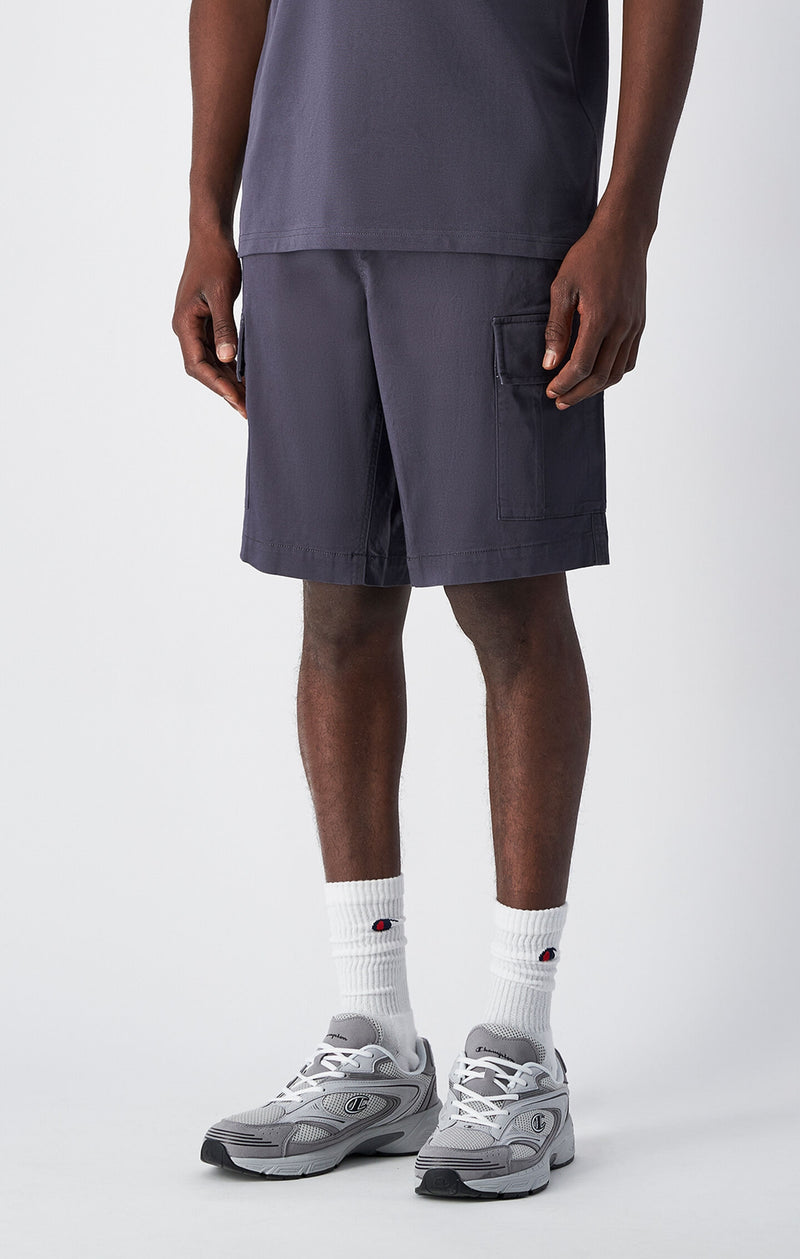Men's Washed Look Cargo Bermuda
