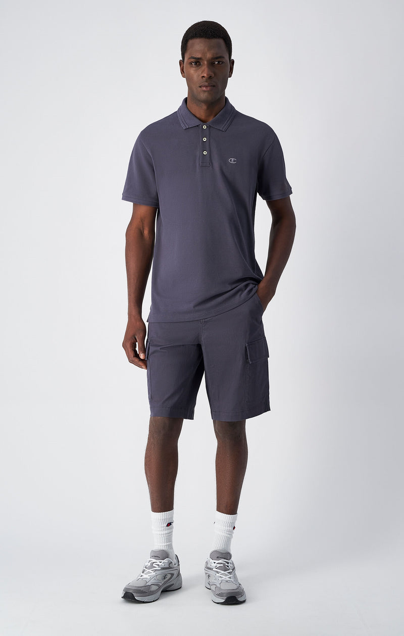 Men's Washed Look Cargo Bermuda