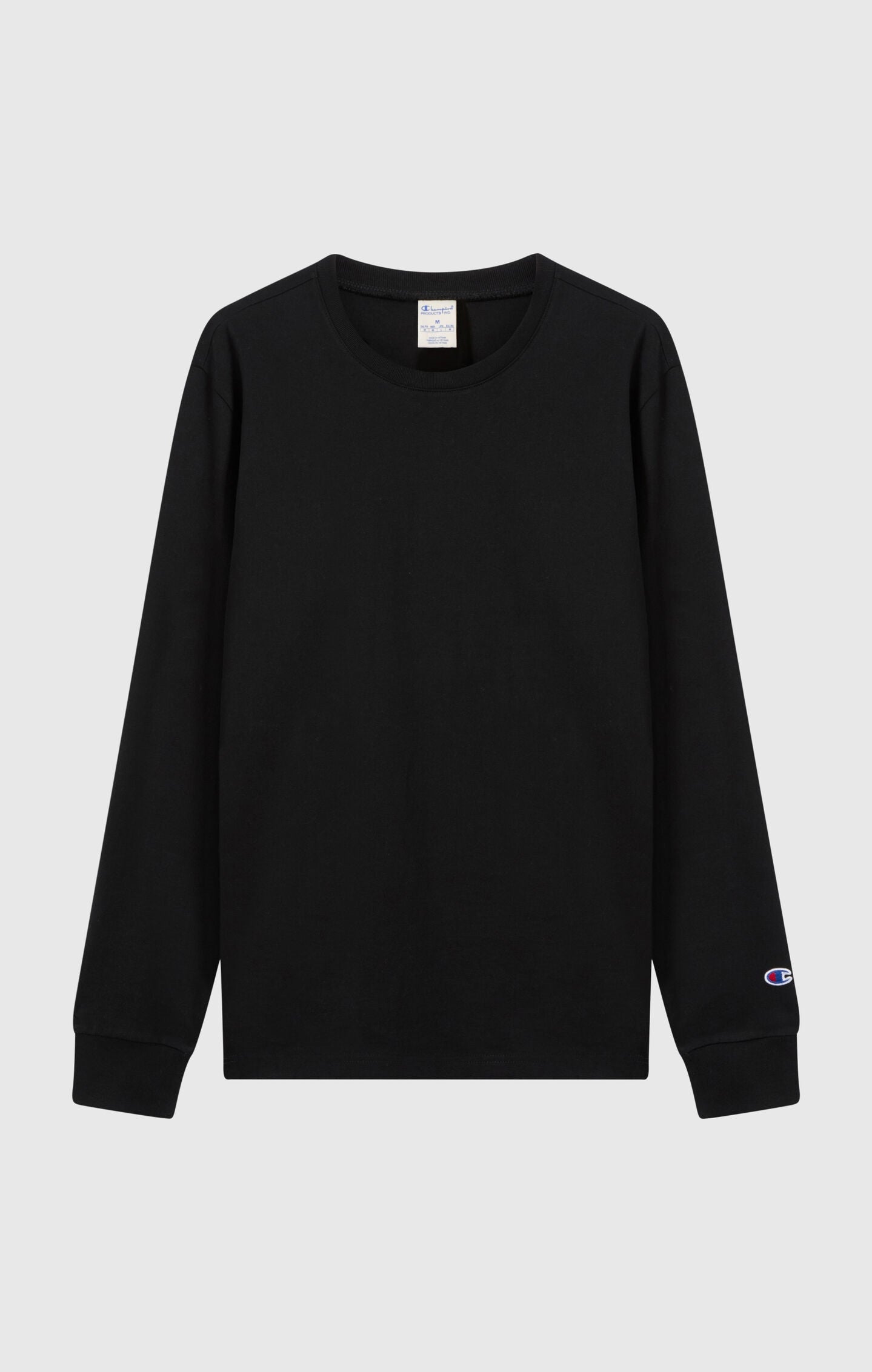 Oversize-Langarm-T-Shirt aus weicher schwerer Baumwolle für Herren