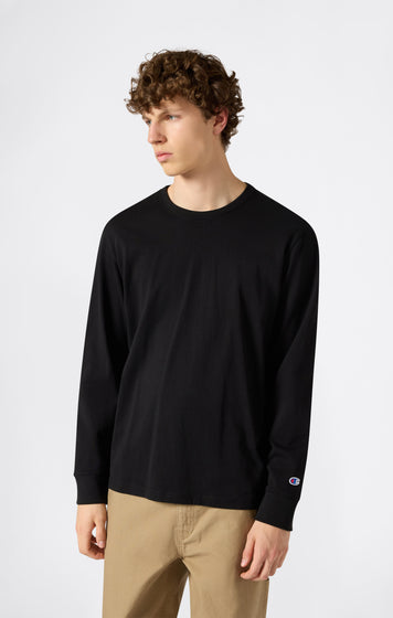 Oversized Men's Long Sleeve T-Shirt in Soft Heavy Cotton