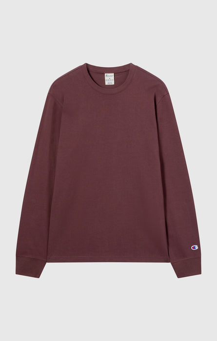 T-shirt a maniche lunghe oversize da uomo in cotone pesante morbido