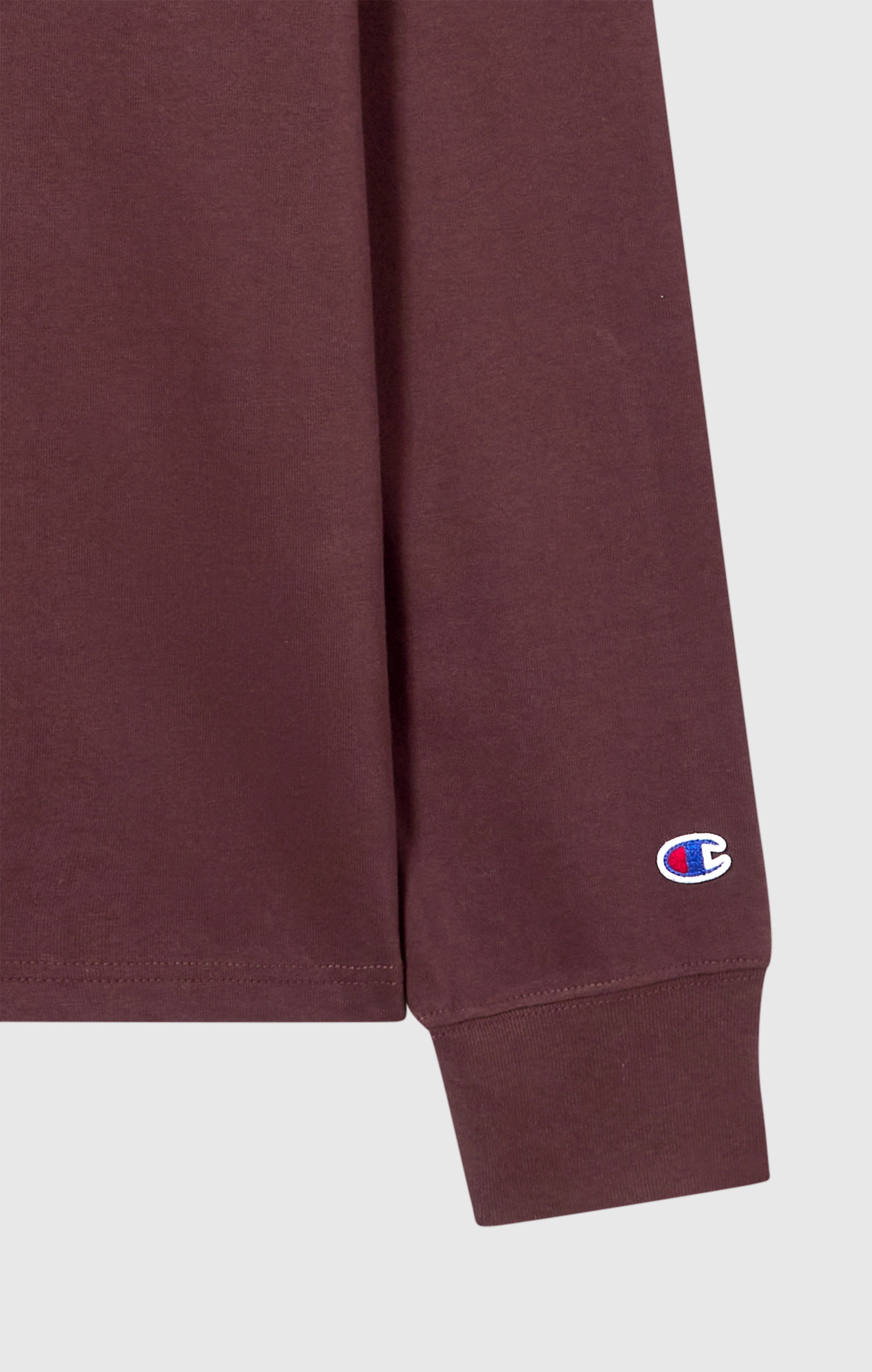 Camiseta de manga larga oversize de algodón pesado y suave para hombre