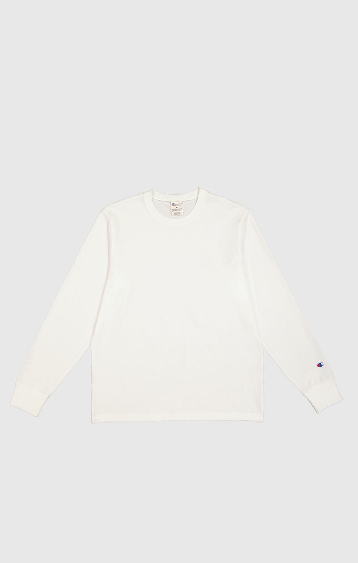Oversize-Langarm-T-Shirt aus weicher schwerer Baumwolle für Herren