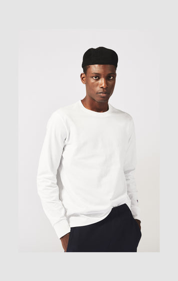 Oversized Men's Long Sleeve T-Shirt in Soft Heavy Cotton