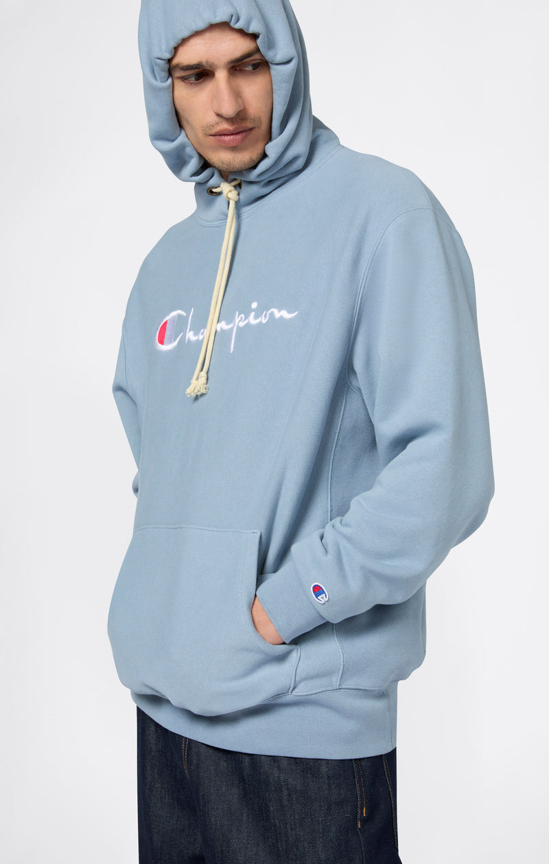 Reverse Weave Men's Loose Fit Hoodie