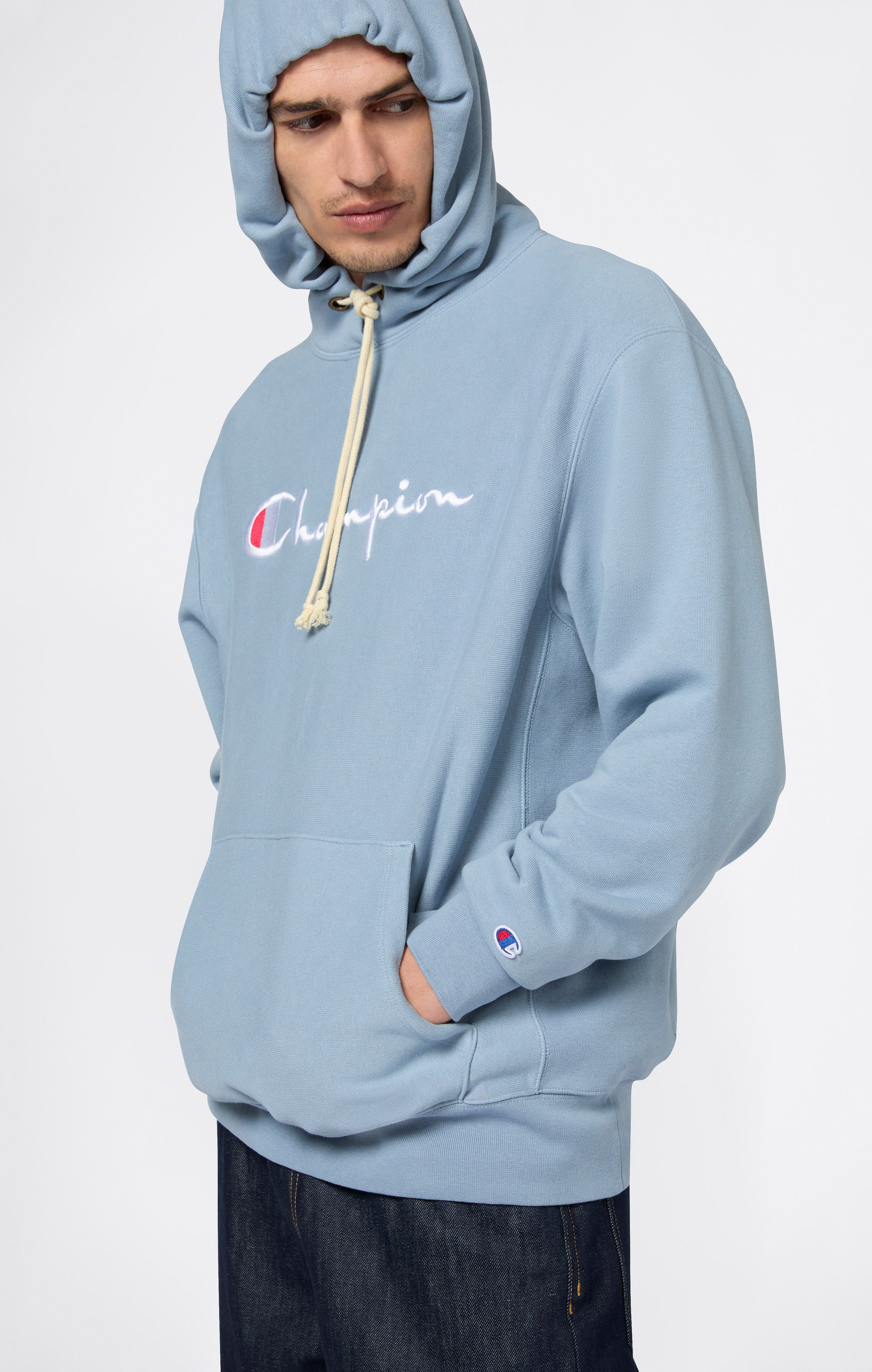 Herren-Hoodie aus leichtem Reverse Weave