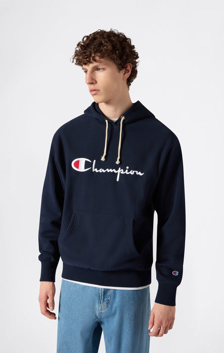 Reverse Weave Men's Loose Fit Hoodie