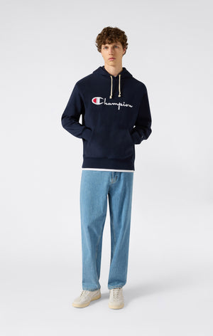 Reverse Weave Men's Loose Fit Hoodie