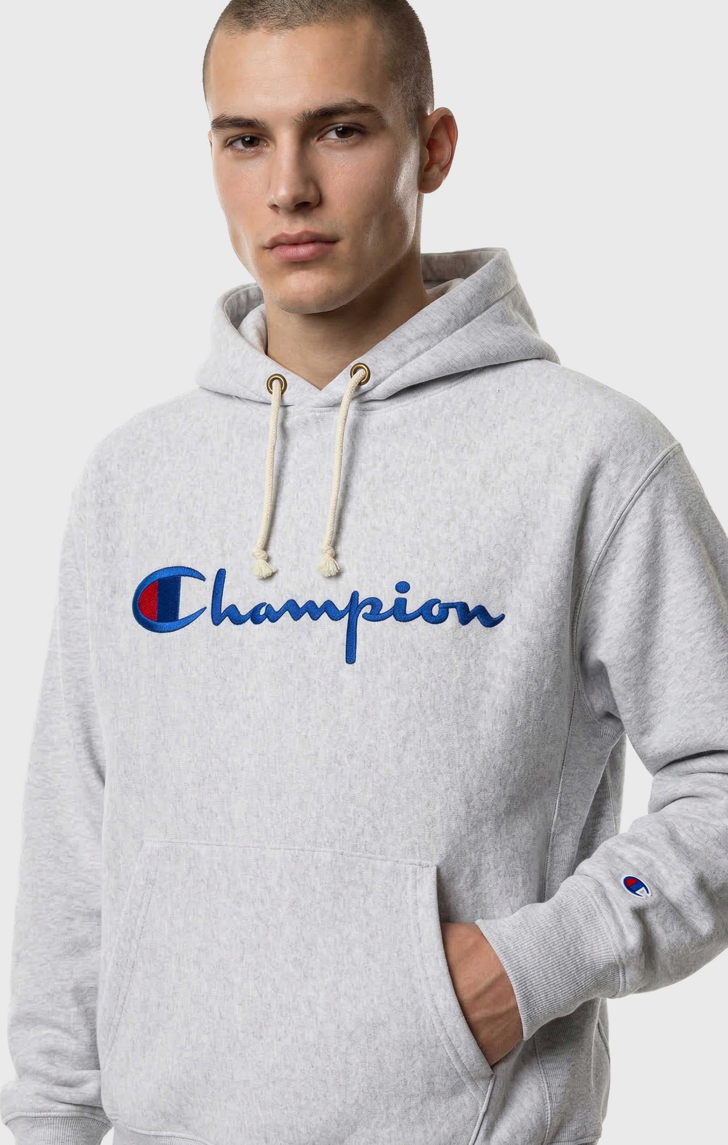 Reverse Weave Men's Loose Fit Hoodie