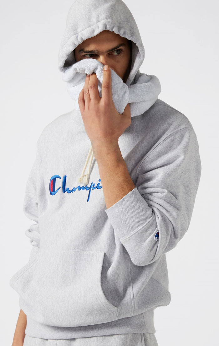 Reverse Weave Men's Loose Fit Hoodie